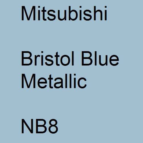 Mitsubishi, Bristol Blue Metallic, NB8.